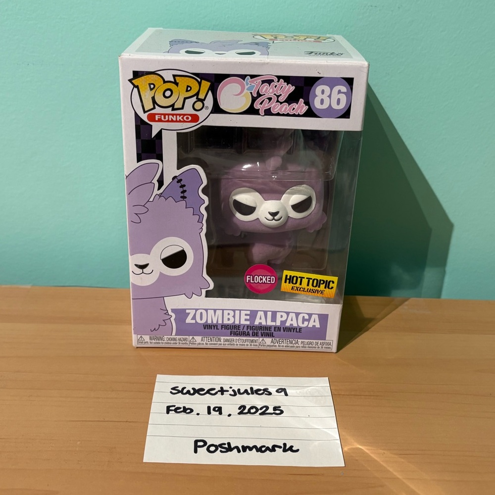 ZOMBIE ALPACA (Hot Topic Exclusive) Tasty Peach Funko Pop #86